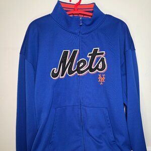 Stitches Men's New York Mets Full Zip Embroidered Jacket Size 2XL